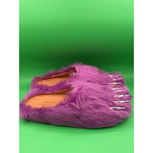 Bravest Studios Bear Claw Mules Purple Size 12 Brand New In Box